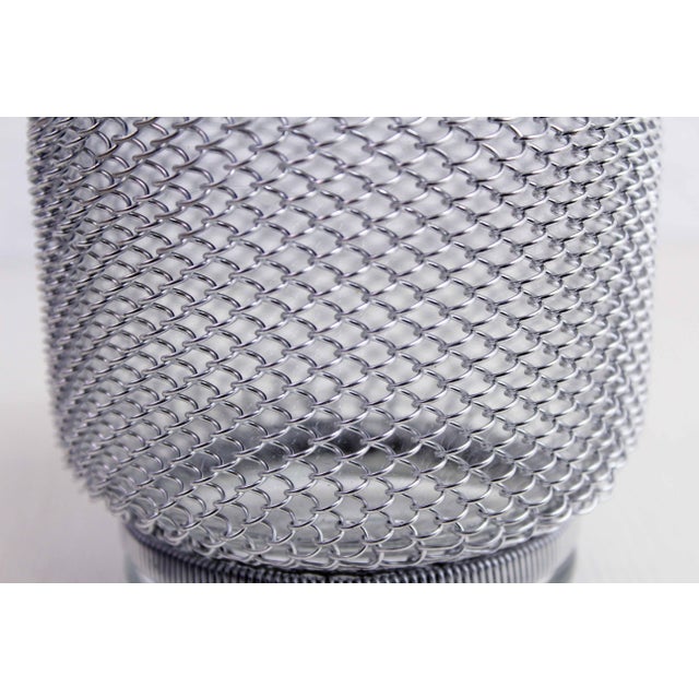 Glass and Metal Ice Bucket, 1970s For Sale - Image 10 of 12