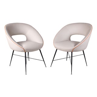 Set of Armchairs by Silvio Cavatorta For Sale