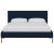 This low profile fully upholstered platform bed is a perfect piece for anyone looking to add a modern statement piece to...