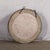 1900 - 1909 Antique Indian Bleached Teakwood “Wagon Wheel” Round Mirror For Sale - Image 5 of 5