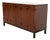Milo Baughman for Directional Walnut and Ebonized Sideboard Credenza, Newly Refinished For Sale