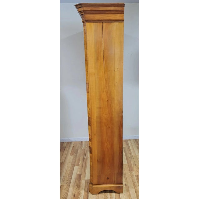Late 19th Century German 19th C Fruitwood Armoire Curio Cabinet Display Vitrine For Sale - Image 5 of 13