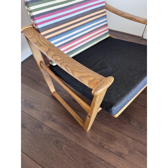 Mid-Century Modern Danish Easy Chair in Oak by Finn Juhl for France & Søn, 1950s For Sale - Image 6 of 15