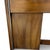 Brown Mid-Century Modern Walnut Veneer King Headboard With Chrome Trim For Sale - Image 8 of 18
