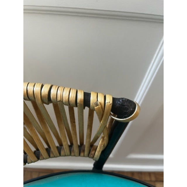 Arthur Umanoff MCM Rattan Dining Chairs for Shaver Howard- Set of 4 For Sale - Image 9 of 12