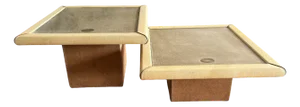 Set of Side Tables by Carlo Bartoli, 1980s