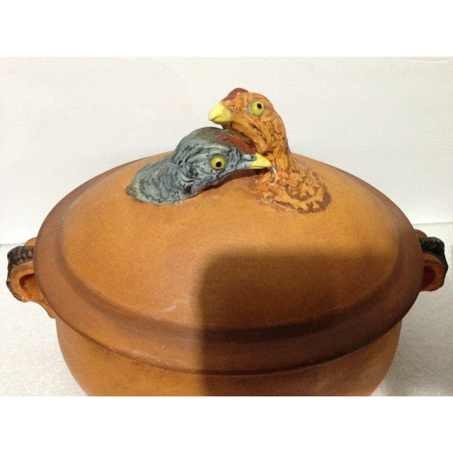 Mid 20th Century Pillivuyt Pheasant Chicken Covered Tureen Casserole, France For Sale - Image 5 of 9