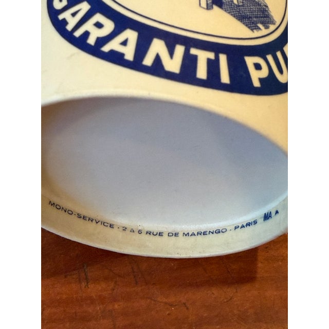 1970s 1970s French "Miel Surfin" Wax-Coated Honey Pots – Set of 4 – New Old Stock – Blue & Cream Beehive Containers For Sale - Image 5 of 13