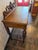 Antique 1880 Carved Lion Desk Solid Quater Sawn Oak Renaissance Revival Spanish Revival For Sale - Image 12 of 14