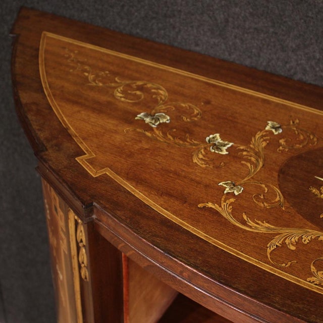 Brown Louis XVI Inlaid Sideboard, 1950s For Sale - Image 8 of 13
