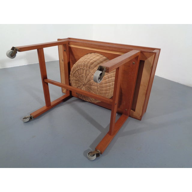 1960s Danish Teak Serving Cart, 1960s For Sale - Image 5 of 18
