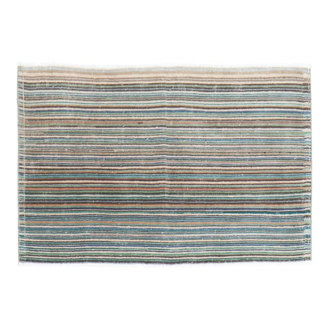 Zabihi Collection Mid 20th CenturyTurkish Deco Rug - 2'5" x 3'11" For Sale