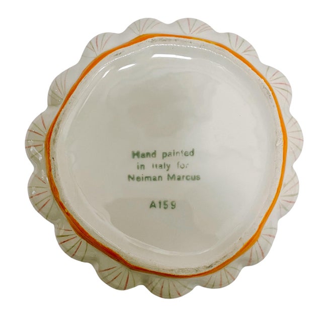 Late 20th Century Italian Trompe L’Oeil Green Onion Salad Serving Set for Neiman Marcus- 7 Pieces For Sale - Image 10 of 10