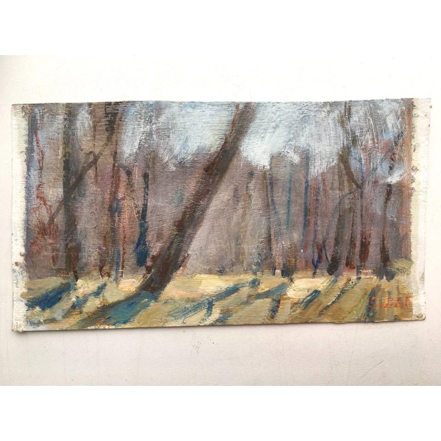 Framed Original Painting Plein Air Landscape by Valeriya Serova For Sale - Image 11 of 11