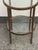 Metal Gump's Larson Antiqued-Bronze Iron Frame Side Table For Sale - Image 7 of 12