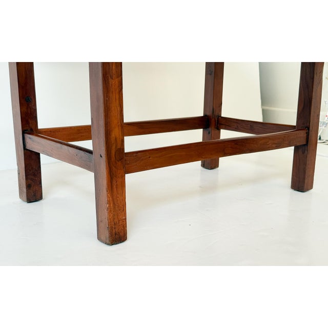 French Side or End Table of Patinated Cherry With Drawer For Sale - Image 12 of 16