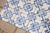 Antique 18th Century Portuguese Blue & White Tiles Set of 61 With Repeating Floral-Geometric Pattern For Sale - Image 6 of 18