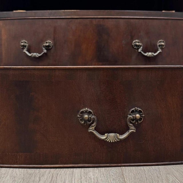 Small 20th Century Bow-Front Chest of Drawers For Sale - Image 12 of 13