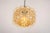 Large Amber Bubble Glass Pendant by Helena Tynell for Limburg, Germany, 1970s For Sale - Image 9 of 16