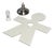 Angel Wall Light in Transparent Acrylic Glass from DOT-Light For Sale