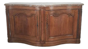 Late 19th Century French Buffet With Marble Top
