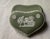 1950s Wedgwood Green Jasperware Heart Box For Sale - Image 9 of 12