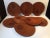 Wood Danish Teak Tear Drop Breakfast Plates, 1960s, Set of 8 For Sale - Image 7 of 8