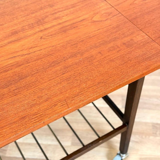Brown Trolley in Teak, Denmark, 1950s-1960s For Sale - Image 8 of 12