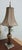 Italian 1990s Fine Art Lamps Gold Gilt Mercury Glass Italian Regency Column Table Lamp Shade For Sale - Image 3 of 7