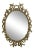 Gold Large Carved Wood Frame Decorative Mirror For Sale - Image 8 of 8