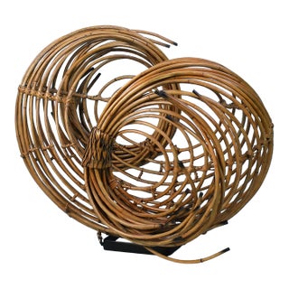 Vintage Palecek Reed Sculpture For Sale
