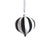 The Monochrome Stripe Glass Hanging Holiday Ornaments bring a touch of modern elegance to your festive decor. Each...