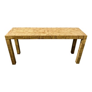 James Mont Style Console Table For Sale