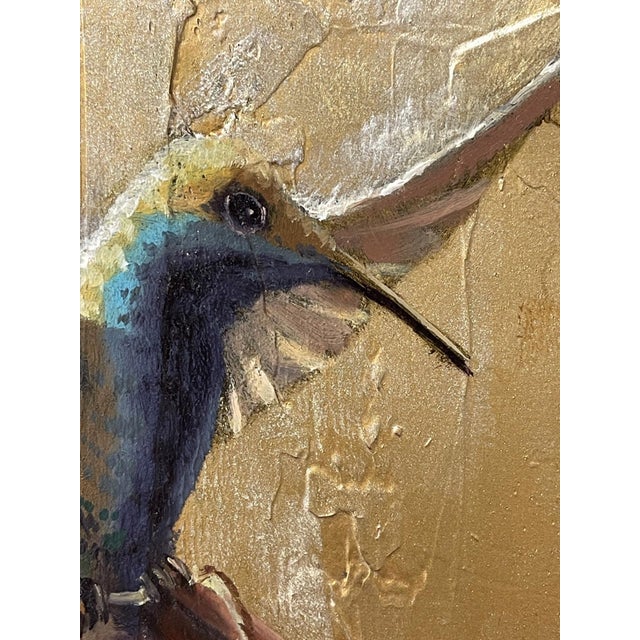 Blissfully Oblivious by Christopher Clark | Oil on Wood Panel Abstract composition with rich textures. For Sale - Image 4 of 5