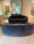 Wood Brand New Elegant Blue Sofa For Sale - Image 7 of 11