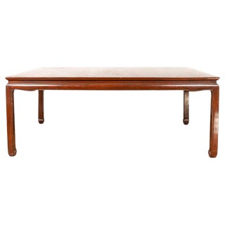 Vintage Thai Open Mat Top Inlay Dining Table For Sale