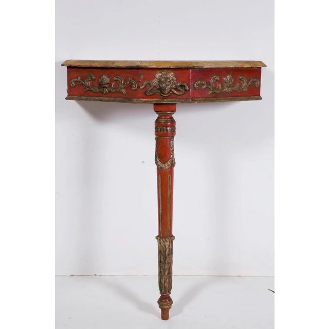 Painted Italian Consoles - A Pair For Sale - Image 4 of 7