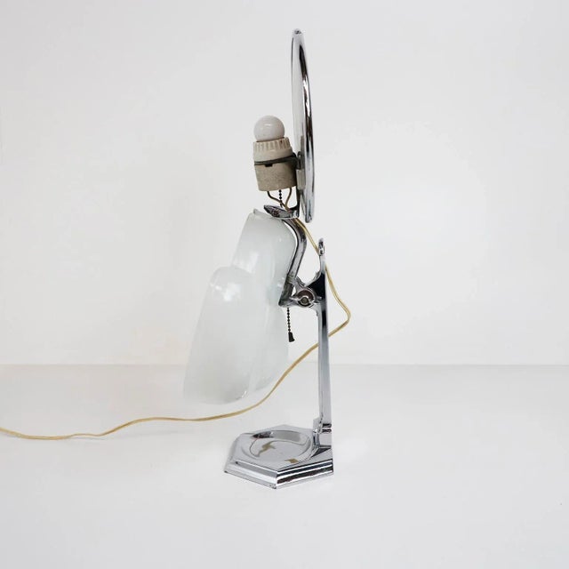 Art Deco Art Deco Illuminated Dresser Vanity Mirror For Sale - Image 3 of 5