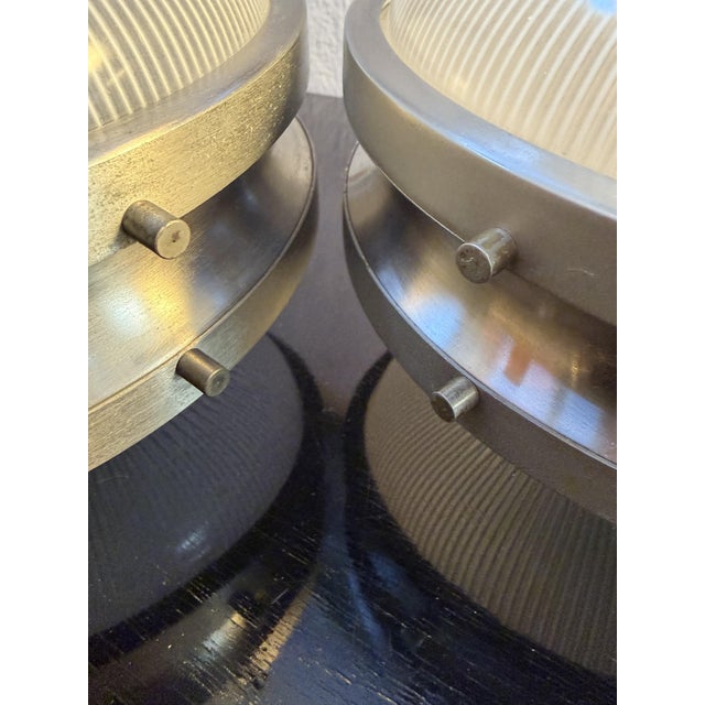 Metal Gamma Wall Lamps by Sergio Mazza for Artemide, 1960s, Set of 2 For Sale - Image 7 of 9