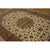 Textile 1940s Beige Mid Century Modern Medallion Tabriz Handknotted Silk Highlights Rug For Sale - Image 7 of 7