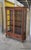 Brown Antique Carved Quartered Oak Paine's Furniture Sliding Glass Door Bookcase C1890-1910 For Sale - Image 8 of 18