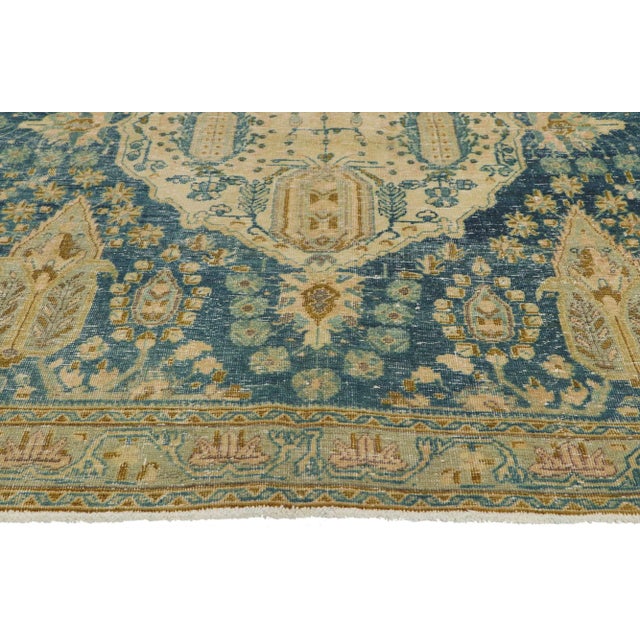 Mid 20th Century Rustic Vintage Persian Afshar Rug, 04'09 X 06'06 For Sale - Image 4 of 10