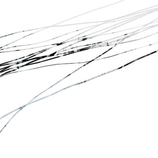 Minimal Abstract Black White Contemporary Minimalist Print on Canvas For Sale