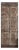 Antique Hand-Carved Floral Single Door – Statement Barn Door Wall Art 80x31 For Sale