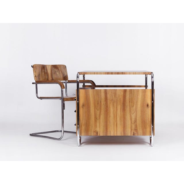 Desk with Armchair from Hynek Gottwald, 1930, Set of 2 For Sale - Image 12 of 16