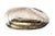 Metal Mussel-Shaped Silver Bowl with Reliefs For Sale - Image 7 of 7