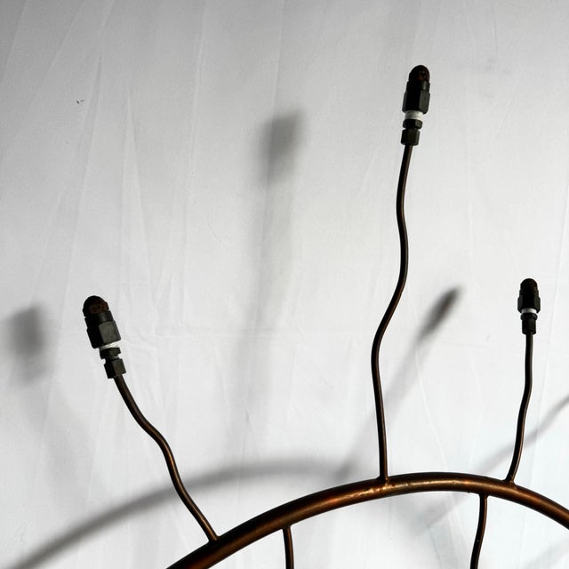 Vintage Hand Made Copper Pipe Sprinkler Sculpture Garden Ornament For Sale In Miami - Image 6 of 8