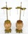 Very Fine Enamel Decorated Satsuma Style Ceramic Bases Table Lamps