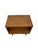 Mid-Century Modern 1970s Mid-Century Modern Pair of Walnut-Toned End Tables With Open Shelf and Dovetail Drawer For Sale - Image 3 of 9