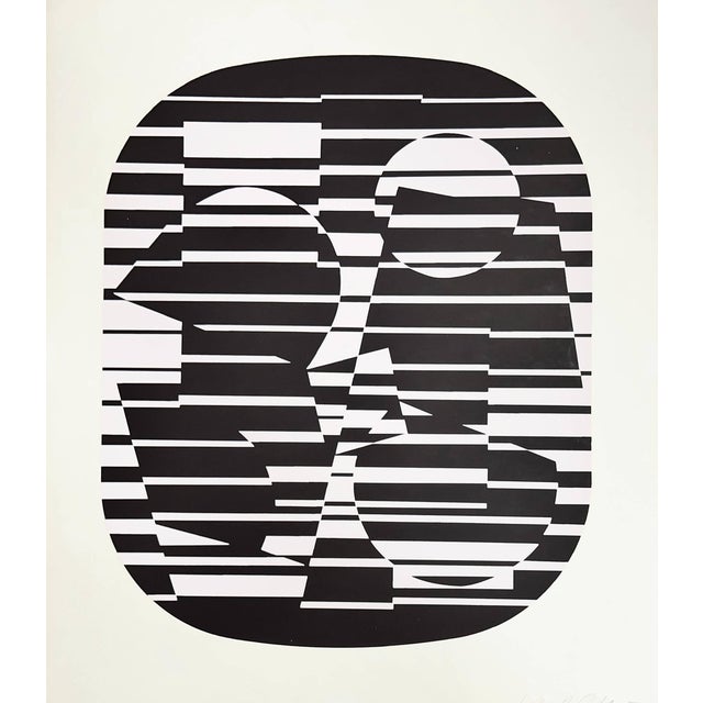 Victor Vasarely, Zeta, 1969, Silkscreen For Sale